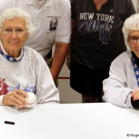 With Shirley Burkovitz (appeared in A League of Their Own) and Maybelle Blair of the All American Girls Professional League