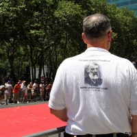 At the Red Carpet Show (Parade) for the 2013 MLB All-star Game