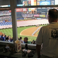 In the Citi Field visiting GM's box at the 2013 MLB All-star Game.