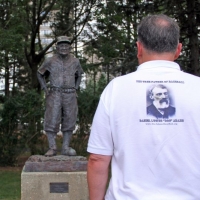 Casey Stengel Statue at Hofstra.