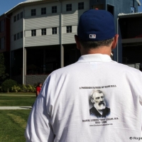 Outside Space Coast Stadium in Viera, FL.