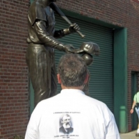 Admiring the Splendid Splinter.