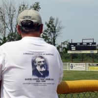 Waiting for the start of a 28 time champion Brakettes game at Frank DeLuca Hall of Fame Field in Stratford, CT.