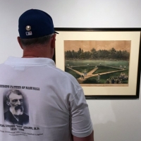 Admiring a Special Painting.