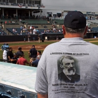 The last game of the Bridgeport Bluefish and final game of Harbor Yard.
