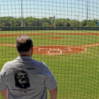 At Luther Williams Field looking for Brockmire.